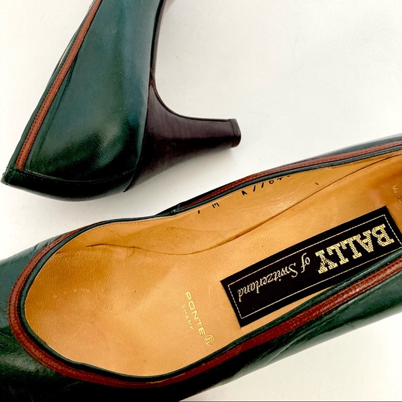 Classic: BALLY of Switzerland all Leather.Dark Green/Brown/Black Luxury Quality - Picture 4 of 8